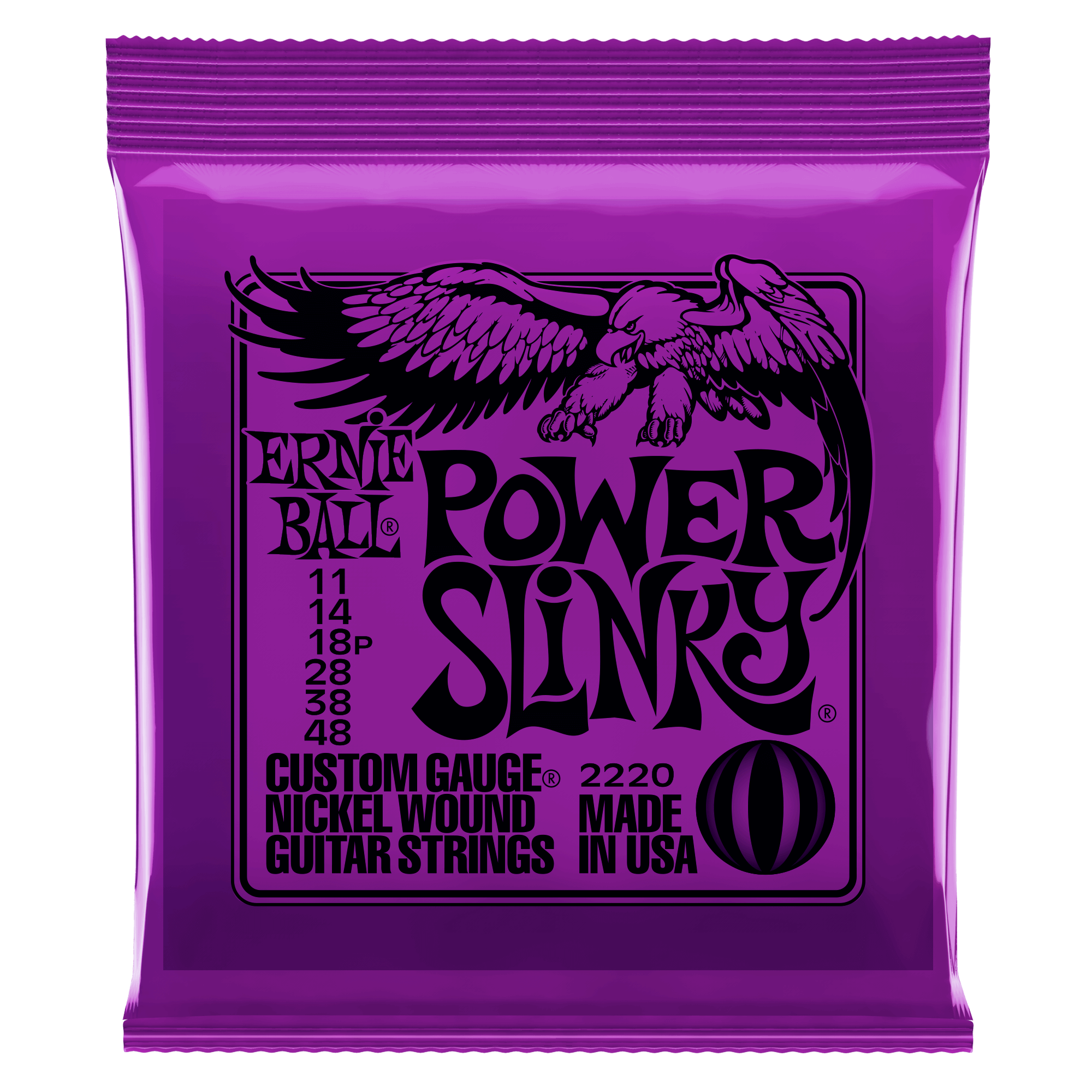Ernie Ball Power Slinky Strings 11-48 in stock