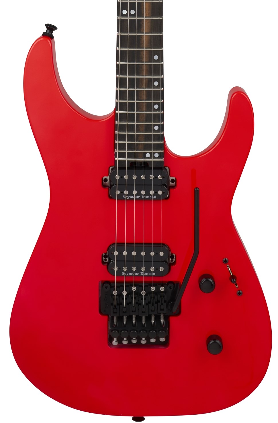Jackson American Series Virtuoso Guitar In Rocket Red in stock