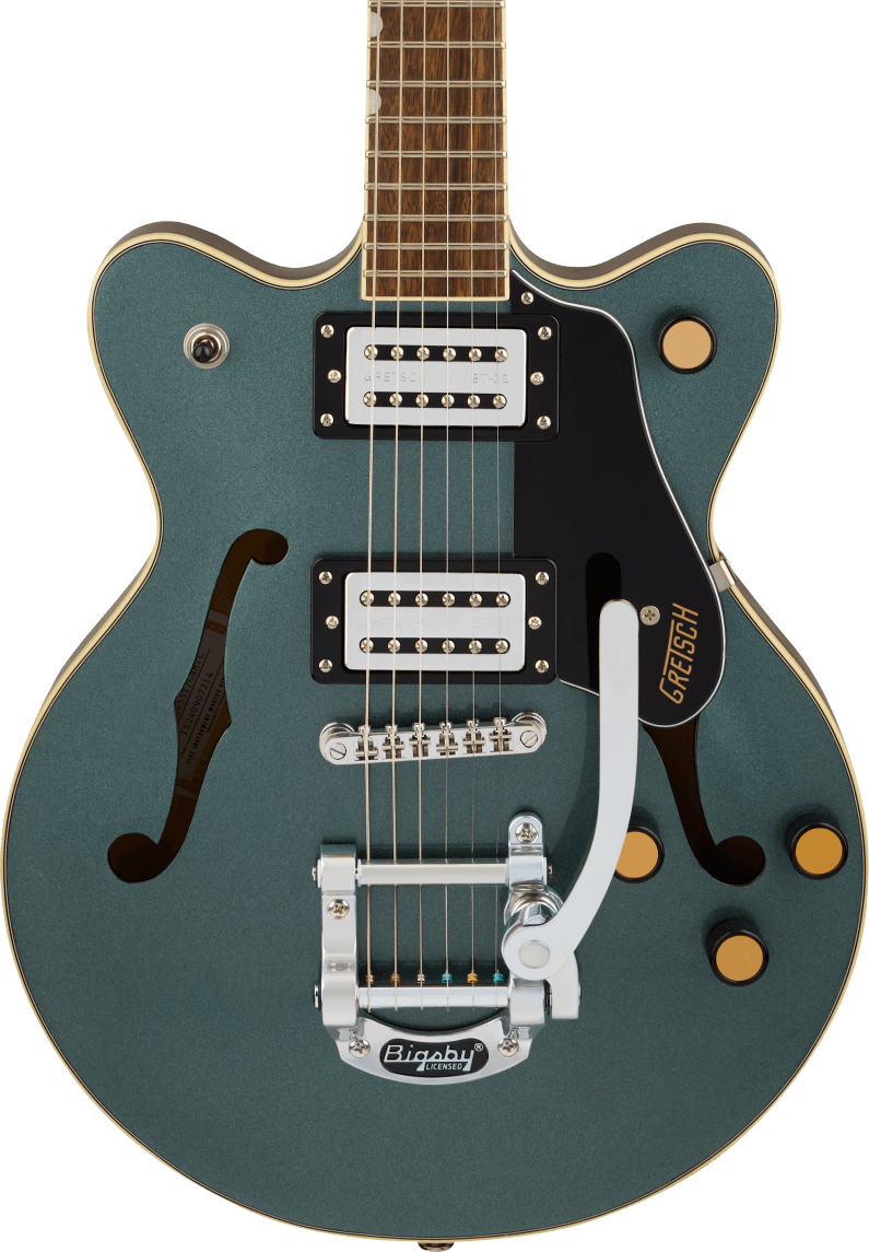 Gretsch G2655T Streamliner Centre Block Jr Double-Cut Electric Guitar with Bigsby in Gunmetal in stock