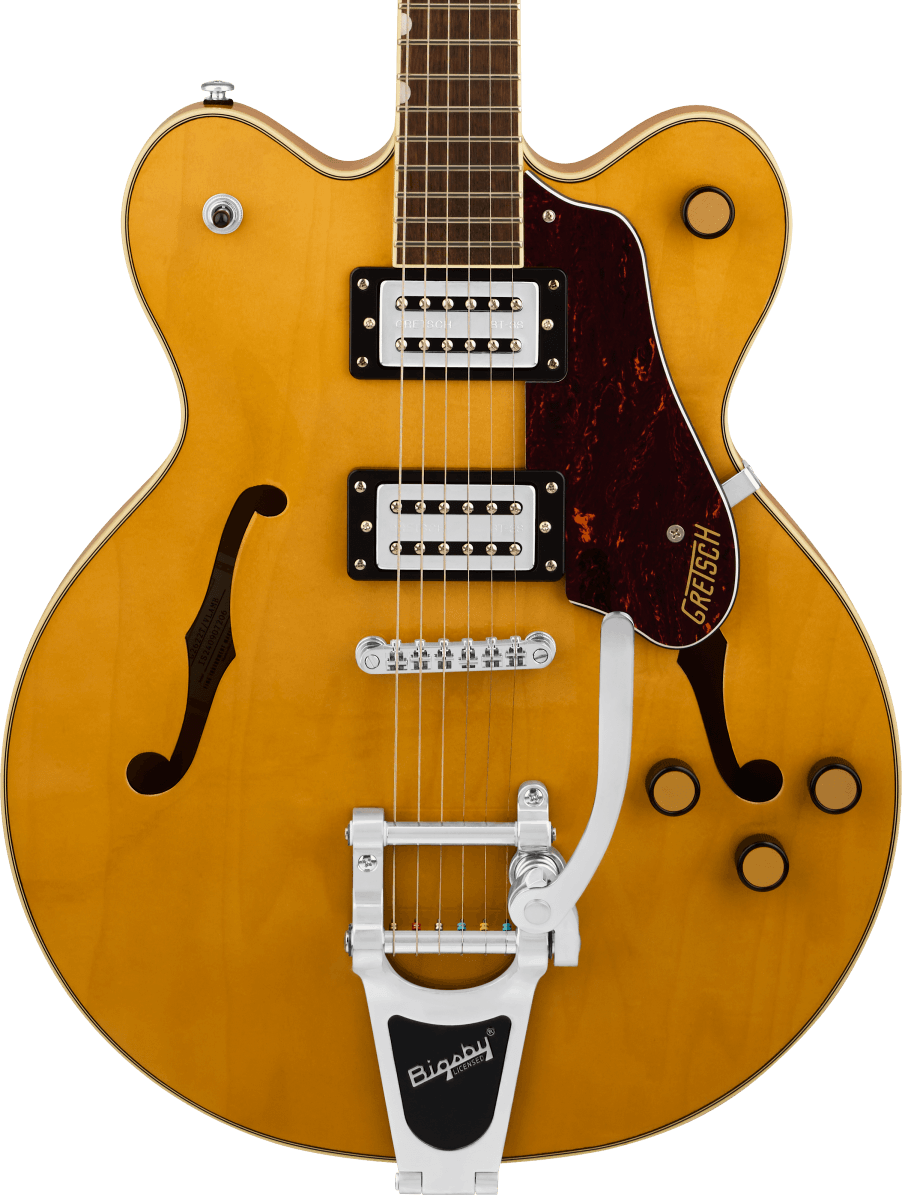 Gretsch G2622T Streamliner Centre Block Double-Cut Electric Guitar with Bigsby in Village Amber in stock