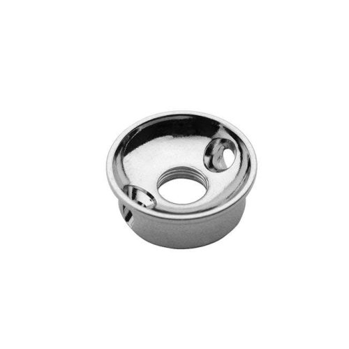 Guitar Input Mounting Plate for Telecaster-Style Guitars in Nickel in stock
