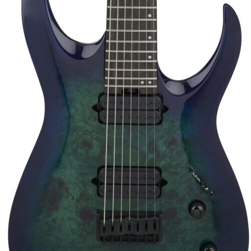 Jackson Pro Series Signature Misha Mansoor Juggernaut HT 7-String Electric Guitar In Chlorine Burst in stock