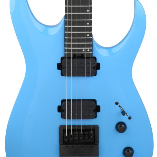Jackson Pro Series Signature Misha Mansoor Juggernaut Evertune 6 Guitar In Riviera Blue in stock