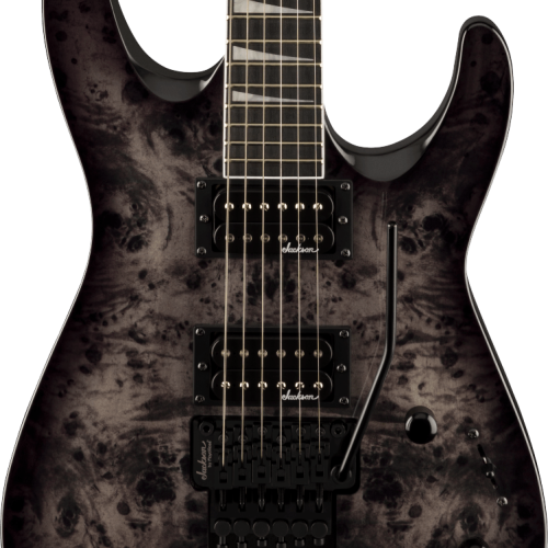 Jackson JS Series Dinky JS32 DKAP in Transparent Black in stock