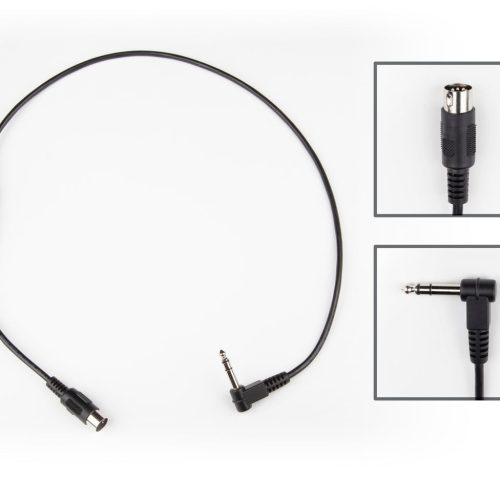 Strymon MIDI-EXP Cable - Straight MIDI Connector & Right Angle 1/4" TRS Jack Connector in stock