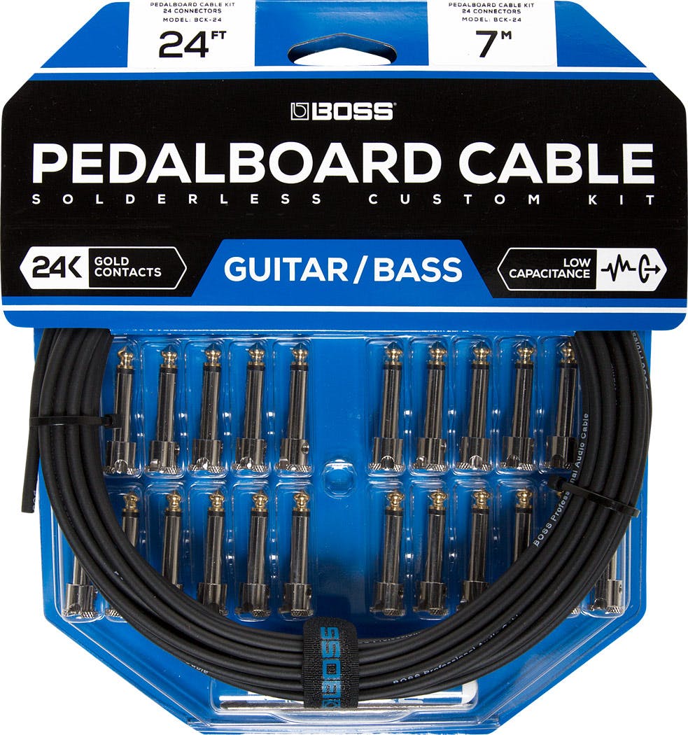 Boss BCK-24 Solderless Pedalboard Cable Kit in stock