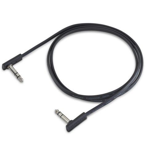Rockboard Flat TRS Cable 120 cm- Black in stock