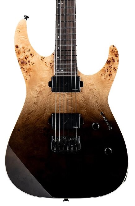 ESP LTD M-1000HT Electric Guitar in Black Natural Fade in stock