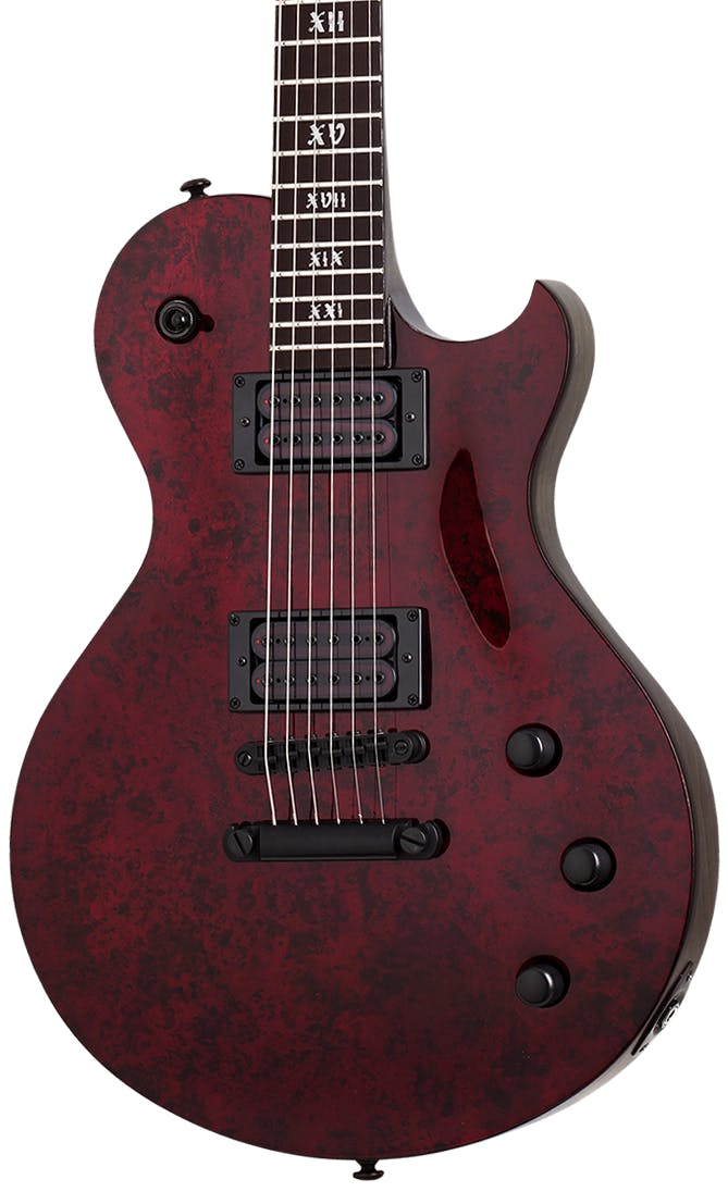 Schecter Solo-II Apocalypse in Red Reign in stock