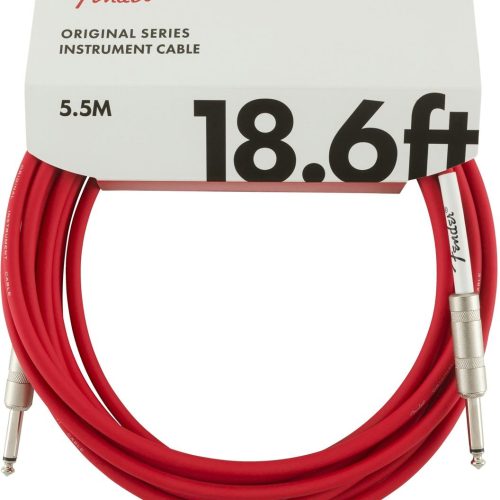 Fender Original Series Instrument Cable 18.6' in Fiesta Red in stock