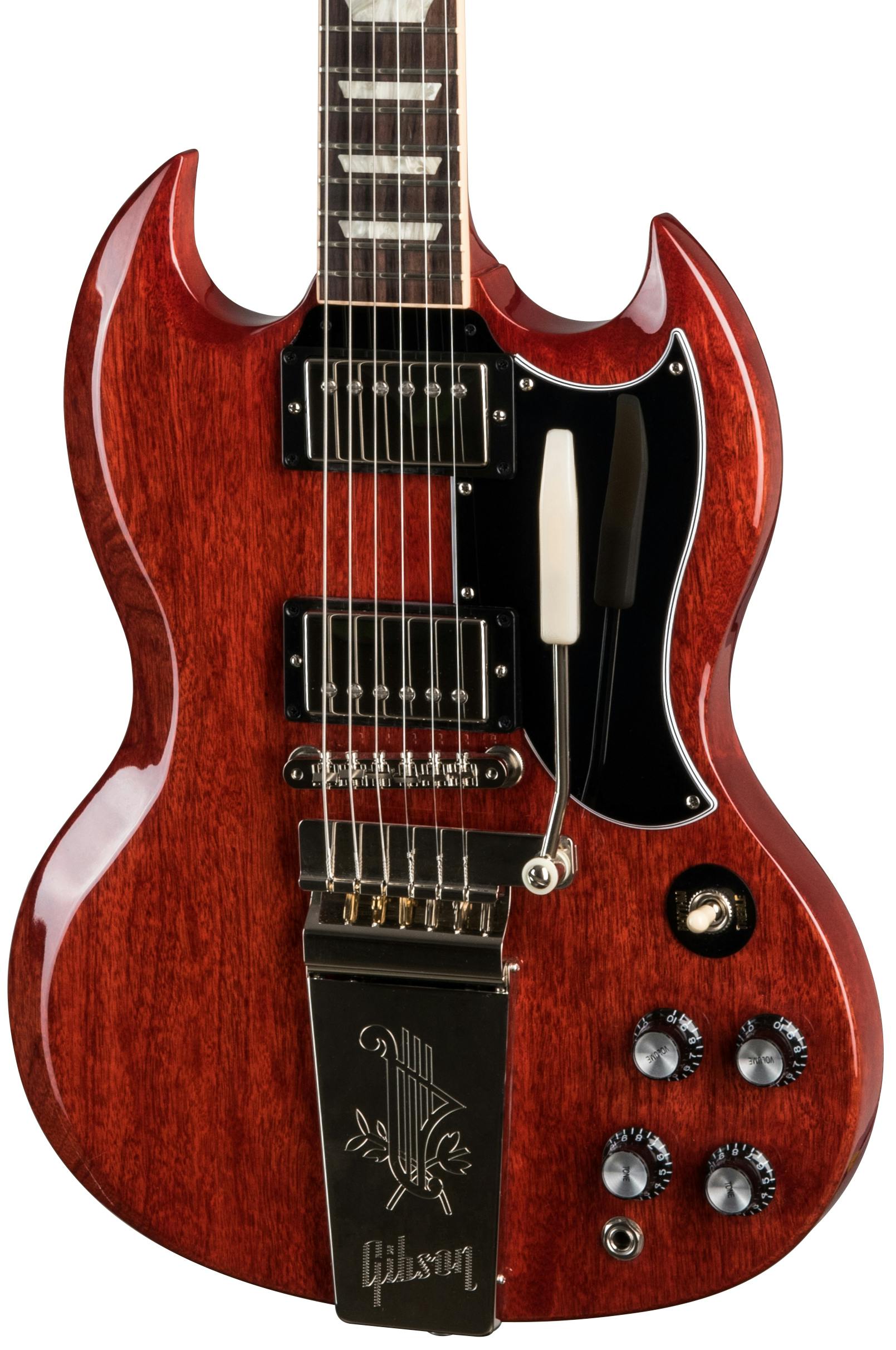 Gibson USA SG Standard '61 Maestro Vibrola in Vintage Cherry in stock - Image 1