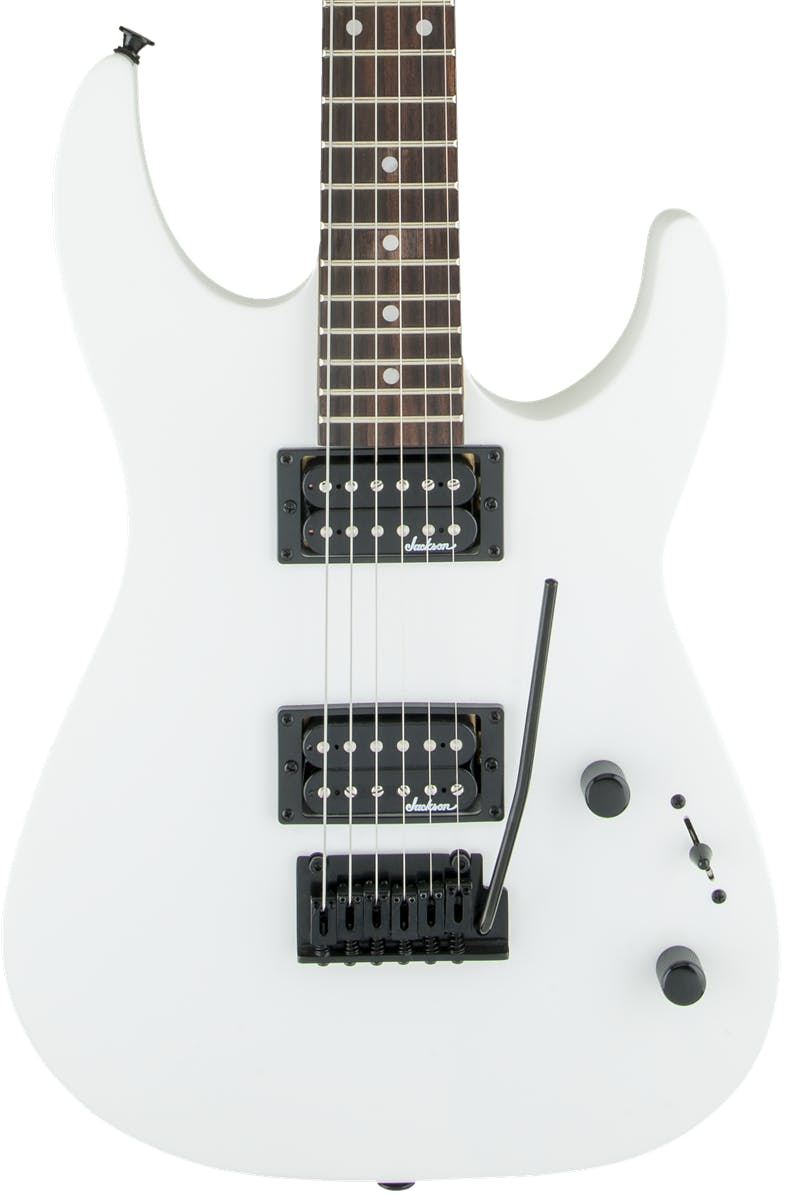 Jackson JS11 Dinky in White with Amaranth Fretboard in stock