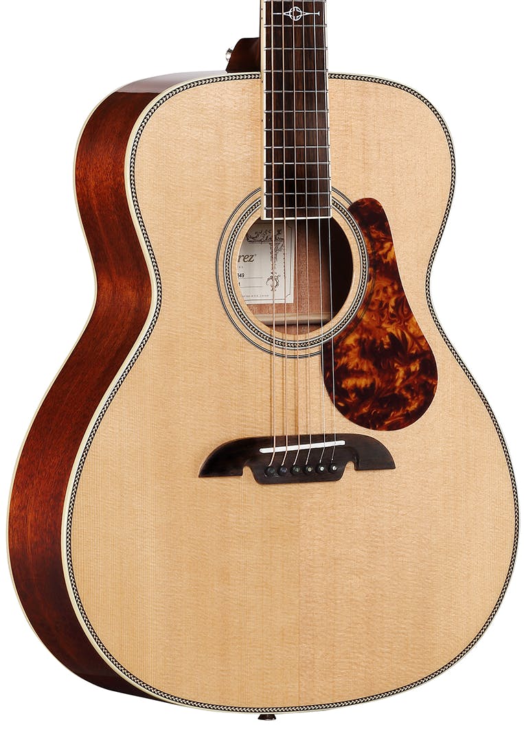 Alvarez Masterworks MF60OM Folk OM Acoustic Guitar in Natural in stock