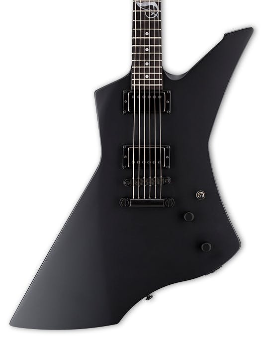 ESP LTD Snakebyte James Hetfield Signature Guitar in Black Satin in stock