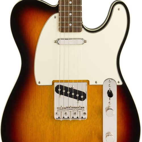 Squier Classic Vibe 60s Telecaster Custom in 3 Tone Sunburst in stock