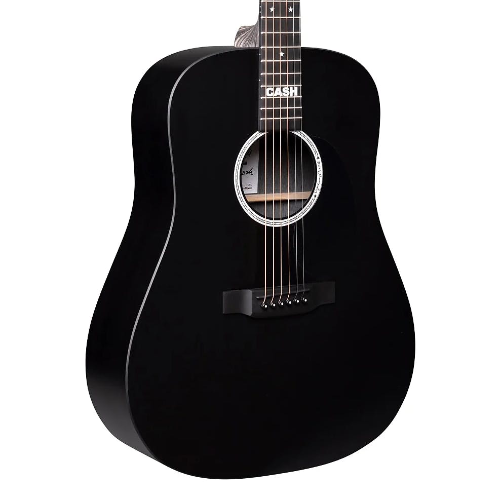 Martin DX Johnny Cash Signature Dreadnought Electro Acoustic in Black in stock