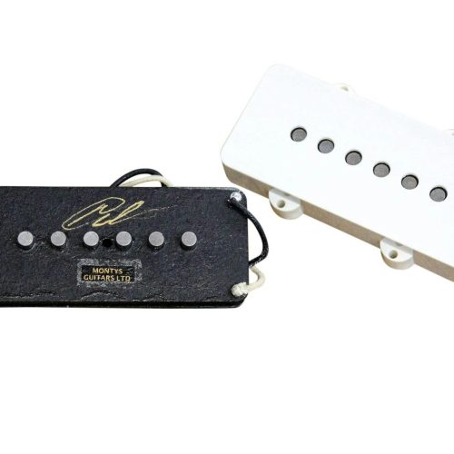 Monty's Guitars '59 Jazzmaster White Pickup Set in stock