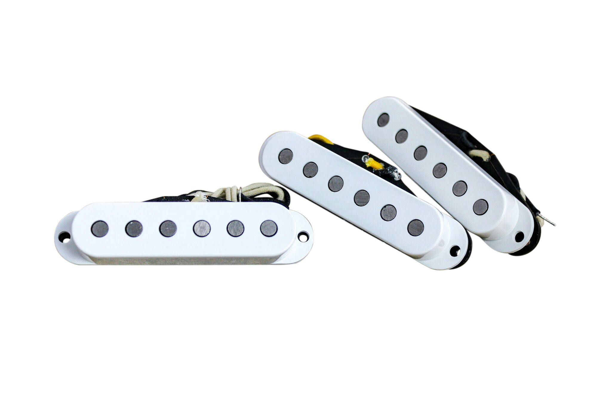 Monty's Guitars Full Monty Stratocaster Parchment Pickup Set in stock