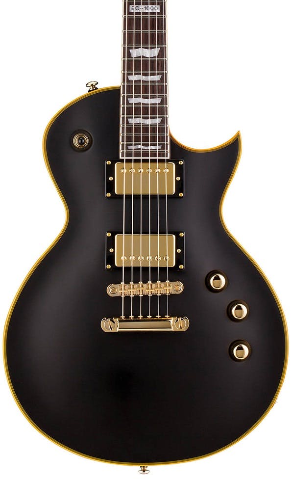 ESP LTD EC-1000 in Vintage Black with Seymour Duncan Pickups in stock