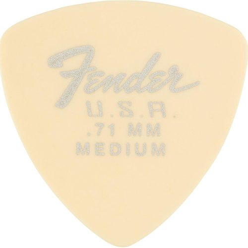 Fender 346 Dura-Tone Delrin .71mm Picks 12-Pack in Olympic White in stock