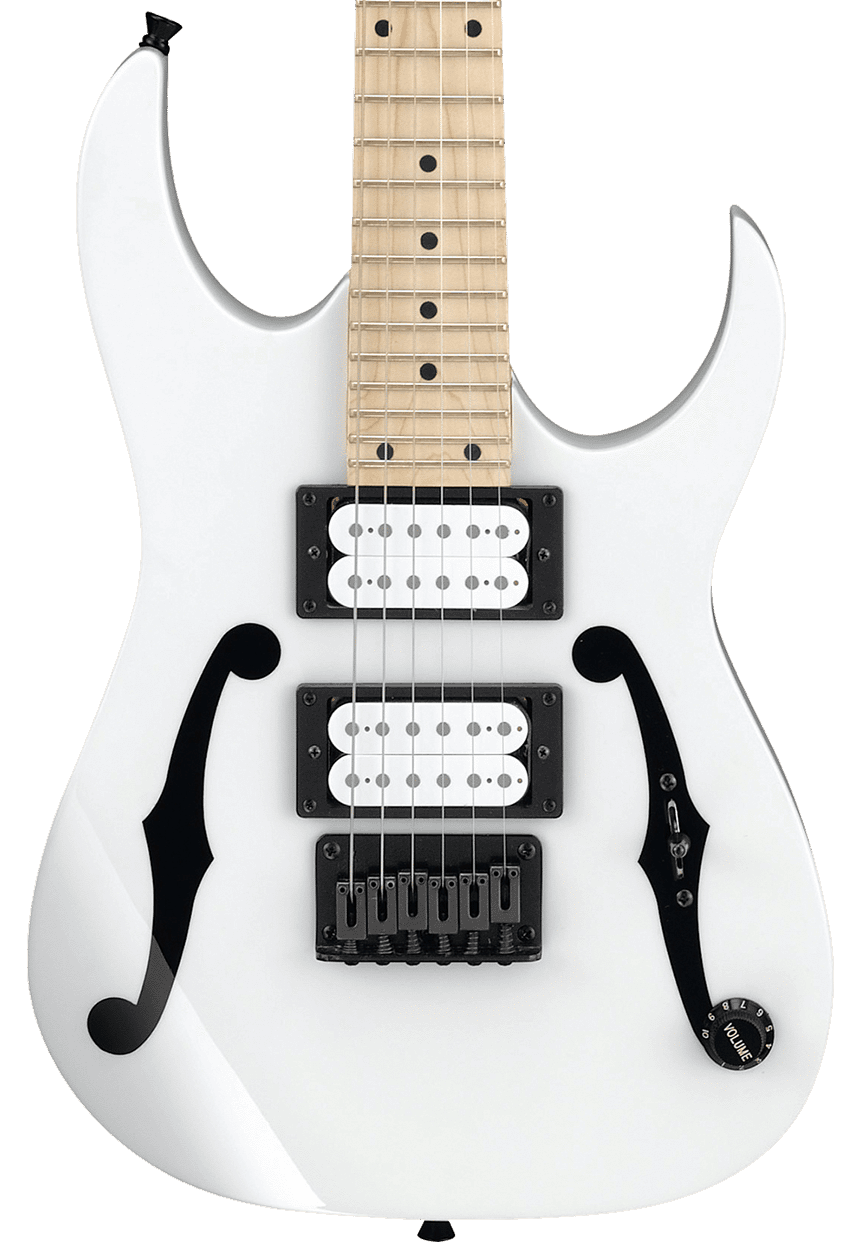 Ibanez Paul Gilbert Signature MiKro in White in stock