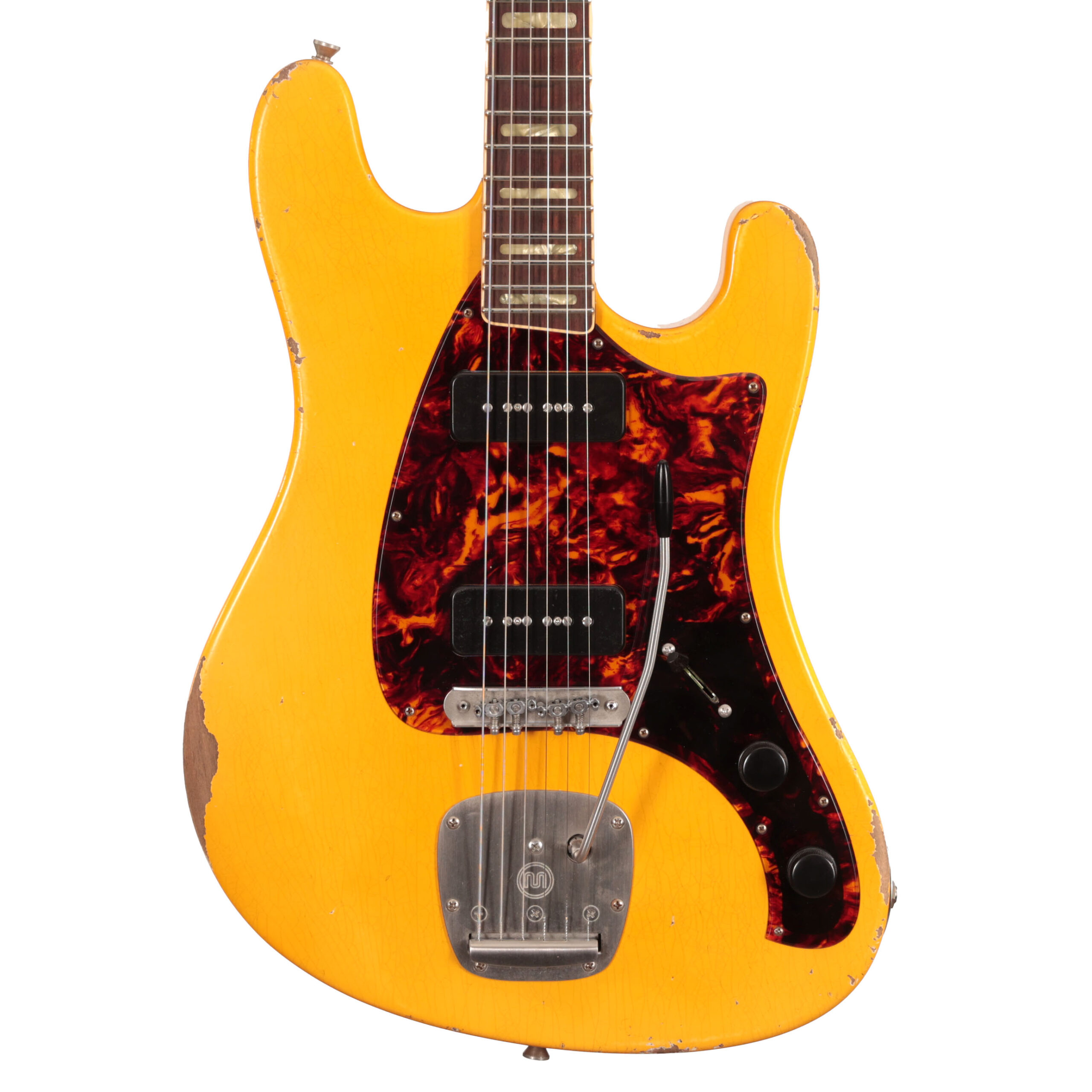 Castedosa Conchers Standard 25.5 Electric Guitar in Aged Casino Yellow in stock