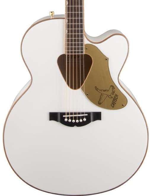 Gretsch Electromatic G5022CWFE Rancher Falcon Jumbo Guitar in White in stock