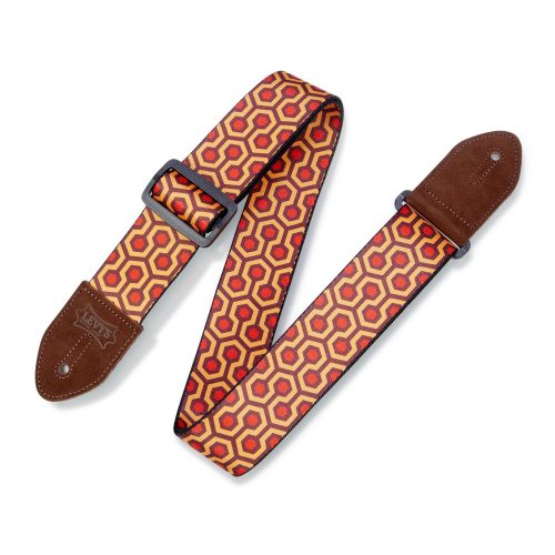 Levy's Prints Polyester Guitar Strap - Hex in stock