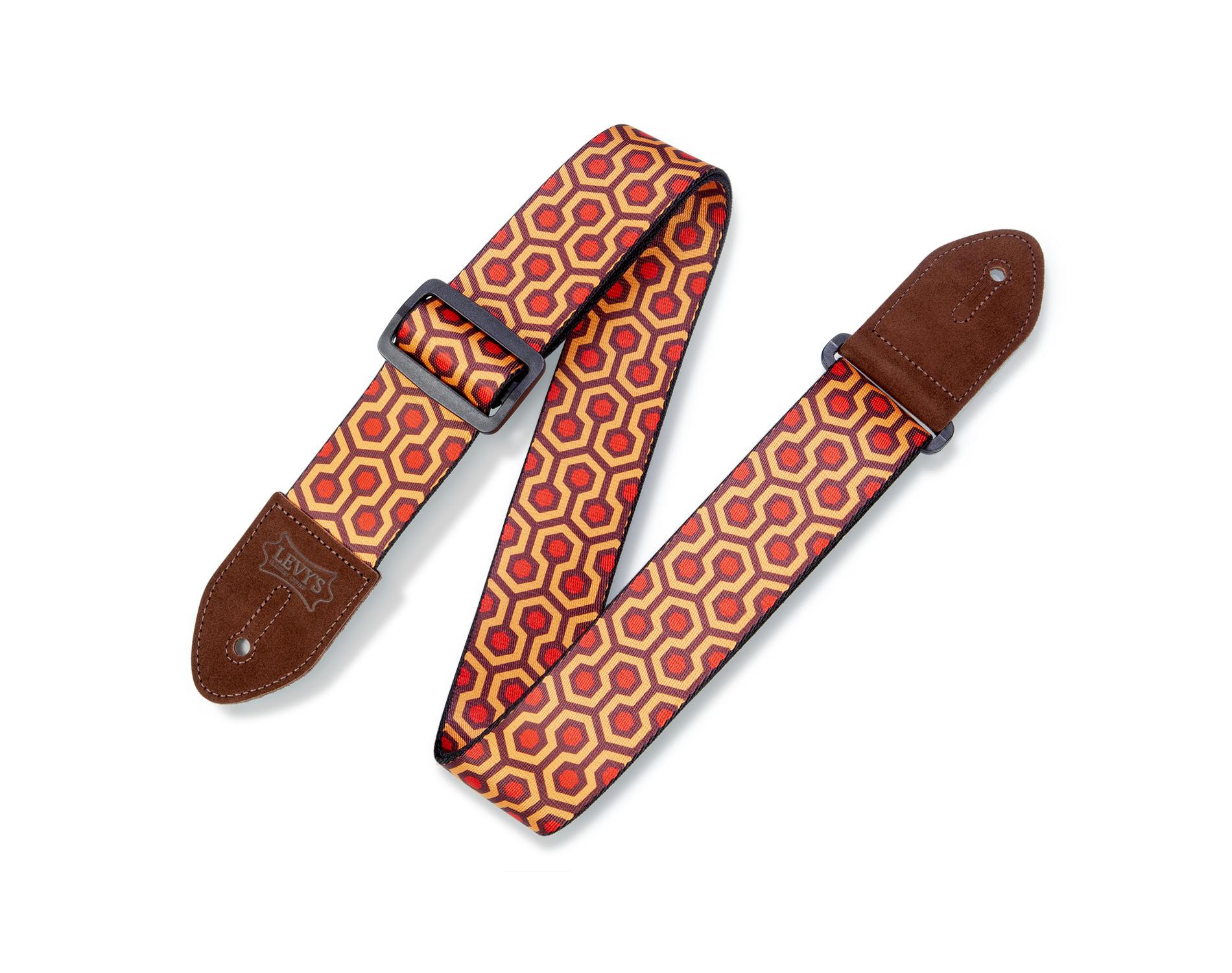 Levy's Prints Polyester Guitar Strap - Hex in stock - Image 1
