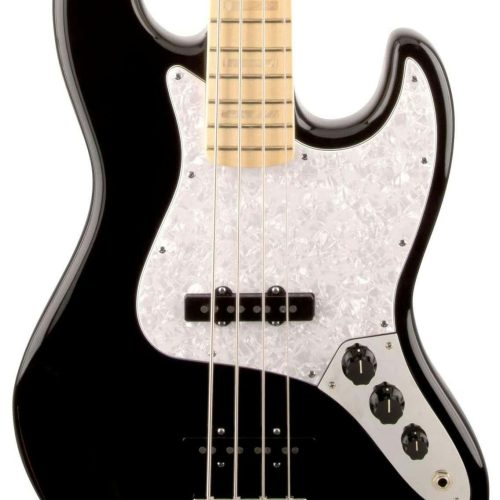 Fender American Geddy Lee Jazz Bass in Black in stock