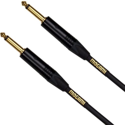 Mogami 3m Cable with Neutrik Black and Gold jacks (both straight) in stock