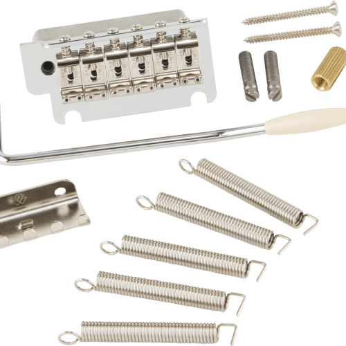 Fender Deluxe Series 2-Point Tremolo Assembly in Chrome in stock