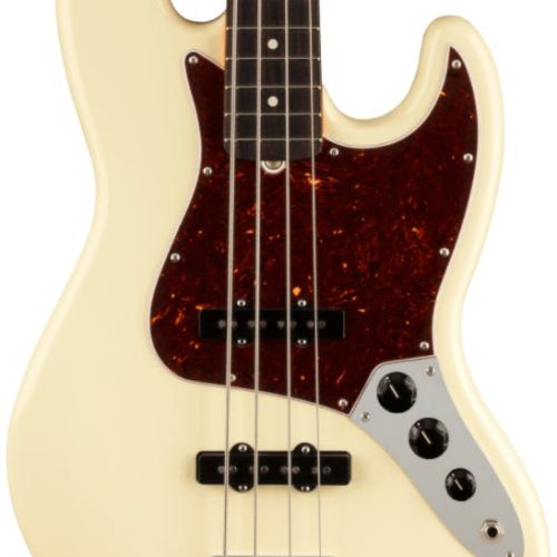 Fender American Professional II Jazz Bass In Olympic White with Rosewood Fingerboard in stock