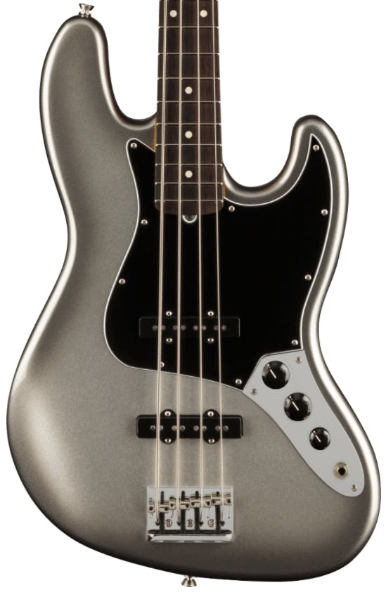 Fender American Professional II Jazz Bass In Mercury with Rosewood Fingerboard in stock