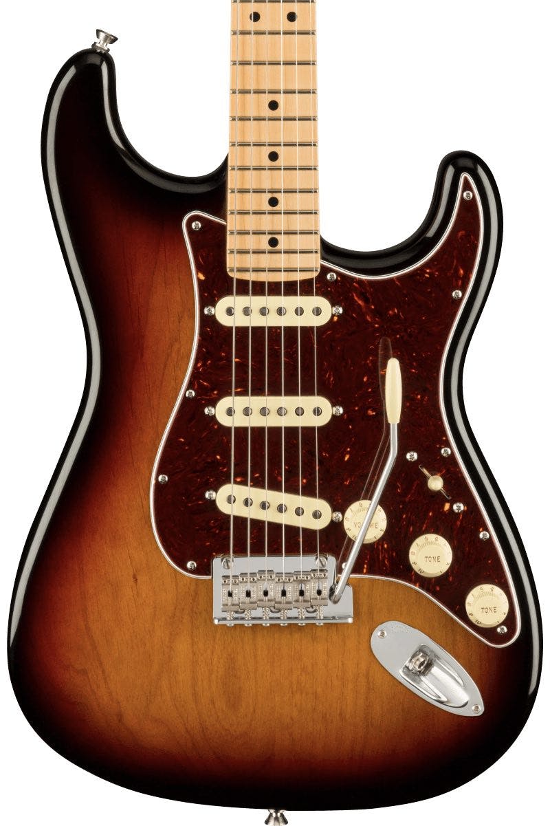 Fender American Professional II Stratocaster in 3-Tone Sunburst with Maple Fingerboard in stock
