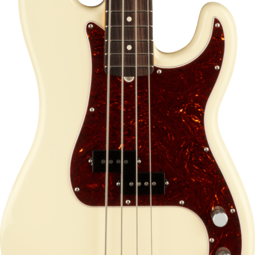 Fender American Professional II Precision Bass in Olympic White with Rosewood Fingerboard in stock