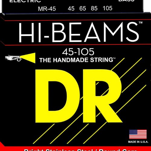 DR Hi Beams Stainless Steel Bass Strings Medium 45-105 in stock