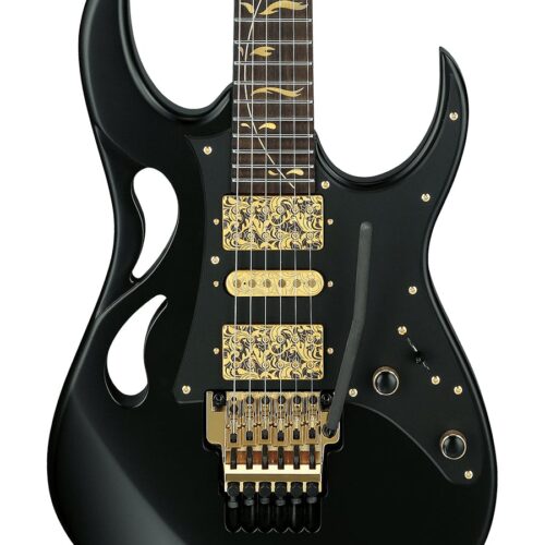 Ibanez Steve Vai Signature PIA Electric Guitar in Onyx Black in stock