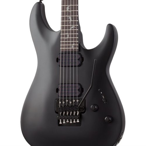 Schecter Damien 6 FR in Satin Black in stock