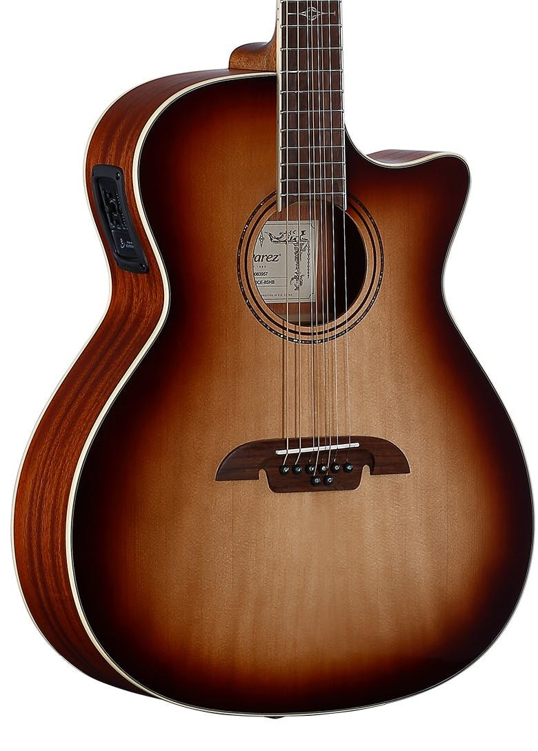 Alvarez Artist AG60-8CE Grand Auditorium 8-String Electro-Acoustic in Shadowburst in stock