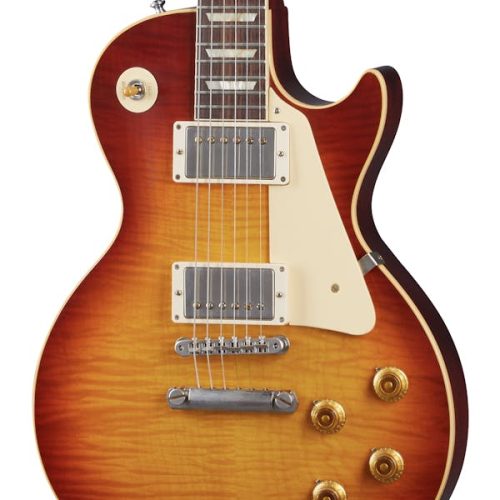 Gibson Custom Shop Murphy Lab 1959 Les Paul Standard Reissue Ultra Light Aged Electric Guitar in Sunrise Tea Burst in stock