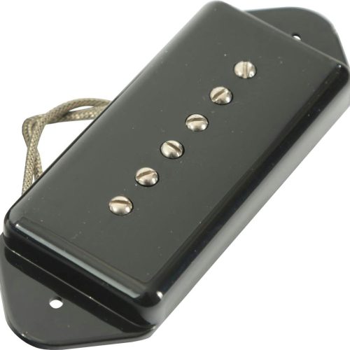 Lollar P-90 Dogear Bridge Tall Pickup in Black in stock
