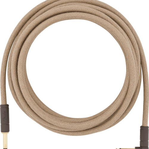 Fender Festival Hemp 18 Foot Angled Cable Natural in stock