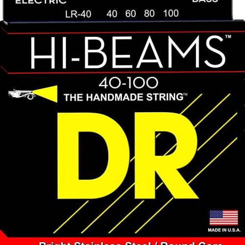 DR Strings Fat-Beams Light Bass Strings 40-100 in stock