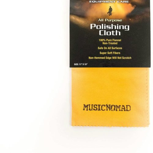 MusicNomad All Purpose Edgeless 100% Pure Flannel Non Treated Polishing Cloth in stock