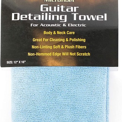 MusicNomad Edgeless Microfiber Guitar Detailing Towel in stock