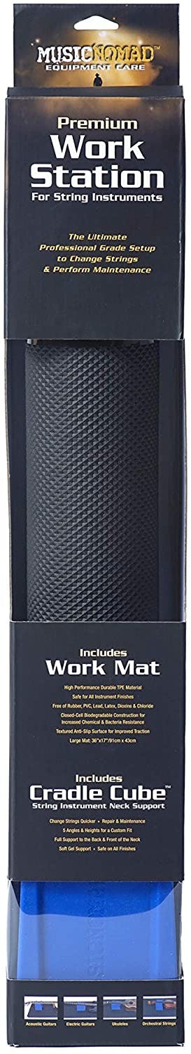 MusicNomad Work Station Premium Work Station Neck Support and Work Mat in stock