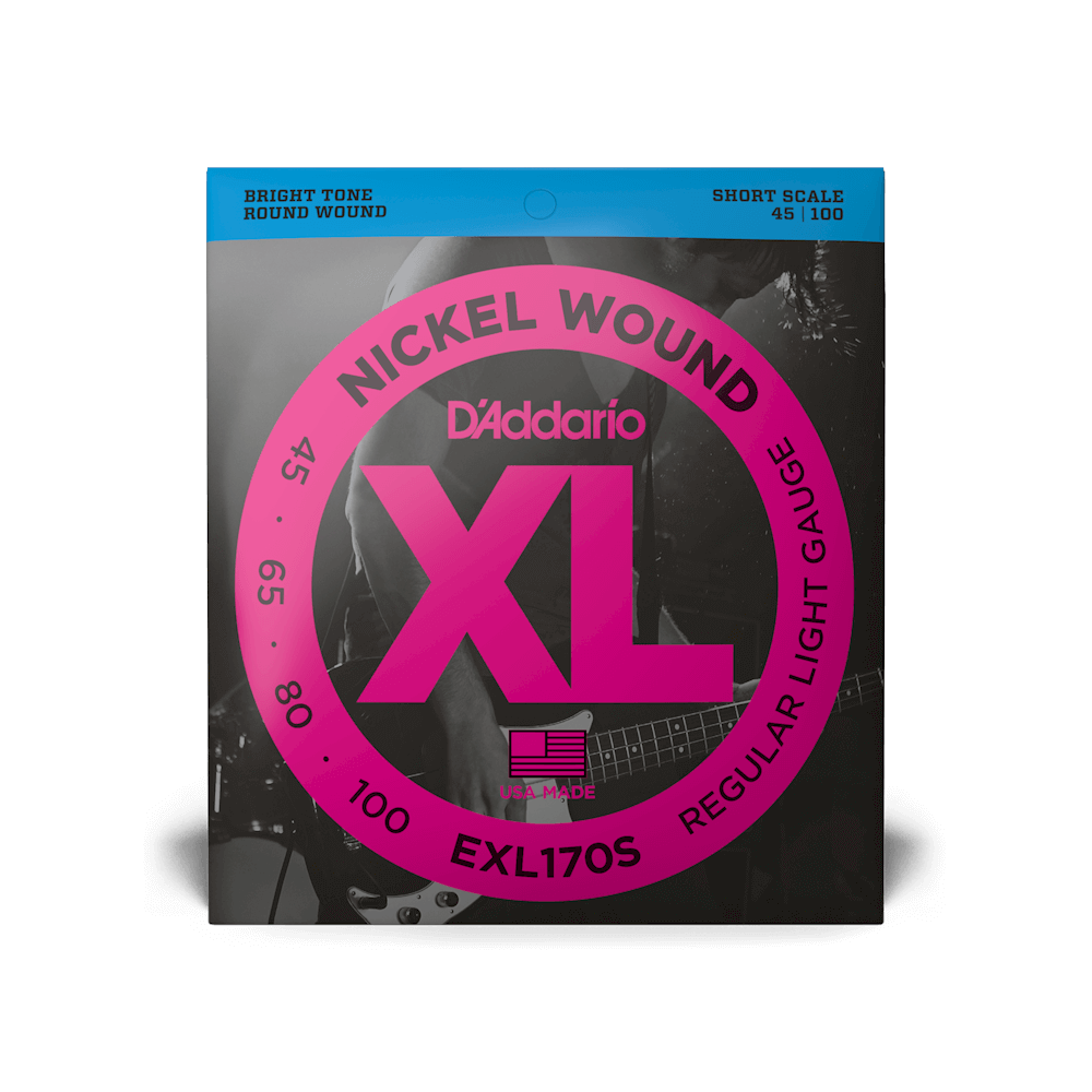 D'Addario EXL170S Bass String Set - 45-100 Short Scale in stock