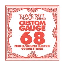 Ernie Ball Wound Single Electric Guitar String 68 in stock
