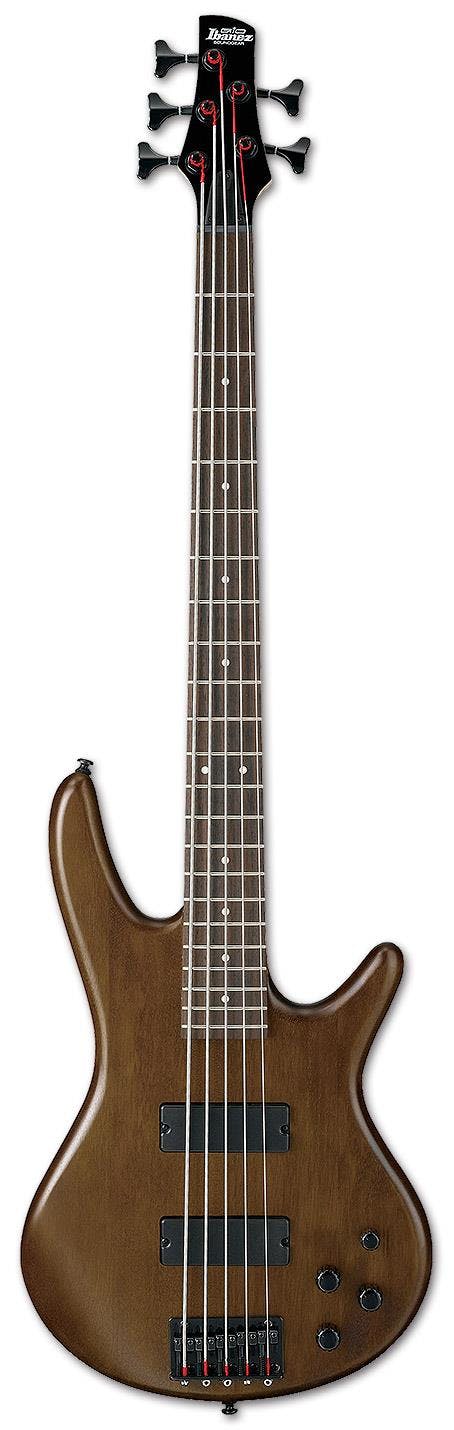 Ibanez GSR205B 5 String Bass in Walnut Flat in stock - Image 1